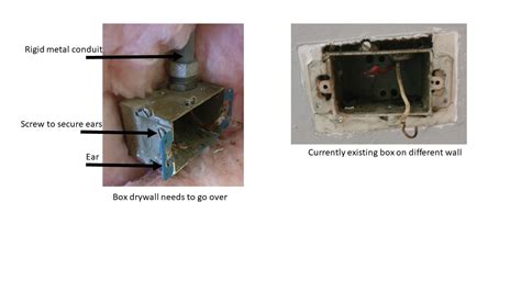 how thick can the wall be around a junction box|drywall junction box.